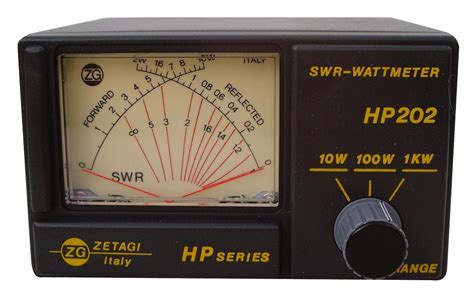 Zetagi HP 202 SWR Power Meter Range 26 30MHz Designed For CB Radio