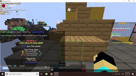 Pika Network Bedwars Winner YouTube