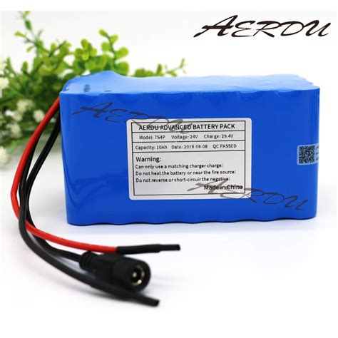 AERDU 7S4P 24V 25 9V 29 4V 10Ah 18650 Lithium Battery Pack Electric