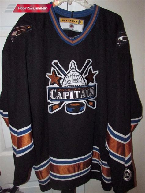 NHL Washington Capitals Black Jersey Size XXL by Koho Very High Quality ...