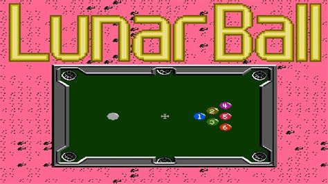 Lunar Pool Lunar Ball прохождение Игра Dendy Nes Famicom 8 bit