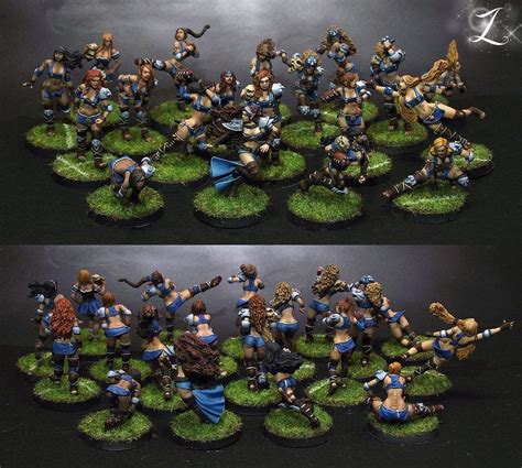 Coolminiornot Blood Bowl Amazon Team Blood Bowl Blood Bowl