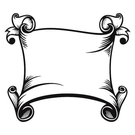 Frame With Scrolls Illustration Images Free Download On Freepik