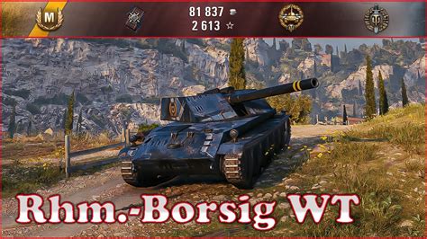 Rhm Borsig Waffentr Ger World Of Tanks Uz Gaming Youtube