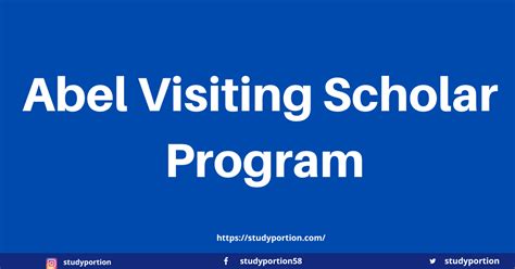 Abel Visiting Scholar Program Apply Now