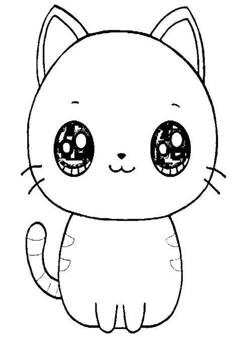 Dibujo Gatito Kawaii Gatos Kawaii Dibujos Kawaii Kawaii Dibujos De Colorear