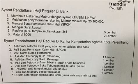 Tata Cara Pendaftaran Haji Inspirasi Muslim