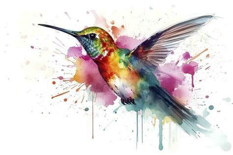 Watercolor Hummingbird Stock Photos, Images and Backgrounds for Free ...