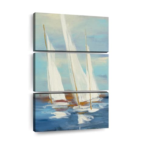 Summer Regatta Iii Wall Art Painting By Julia Purinton