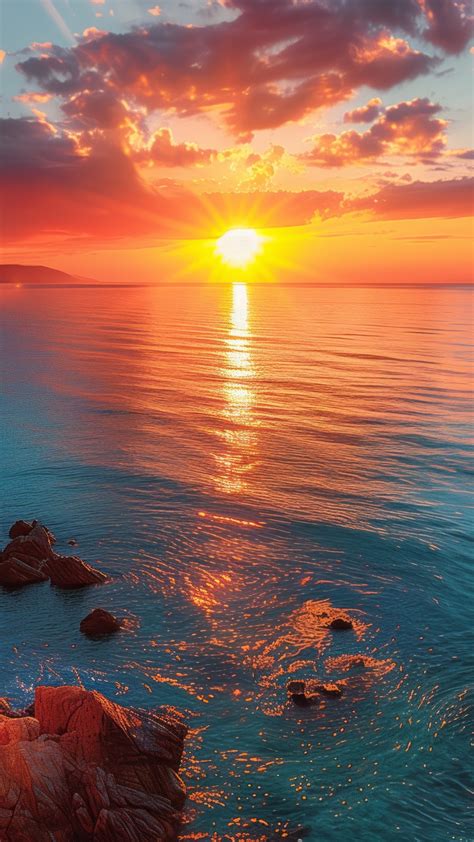 Sea Wallpaper (Sunset, Waves) #25805