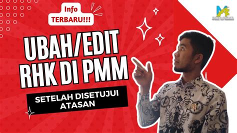 Cara Ubah Edit Rhk Guru Pada Pengelolaan Kinerja Di Pmm Yang Sudah