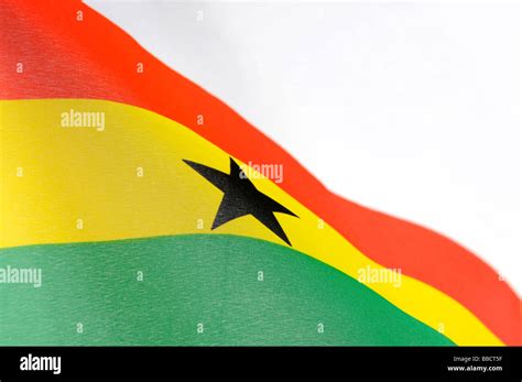 National Flag Of Ghana Stock Photo Alamy