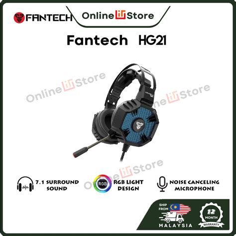 ORI FANTECH GAMING HEADSET HG21 Hexagon HG29 Arura Virtual 7 1