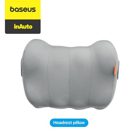 Jual Baseus Comfort Ride Series Bantal Sandaran Kepala Mobil Abu Abu