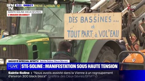 Sainte Soline Plus De 10 000 Manifestants Attendus Contre Le Projet De