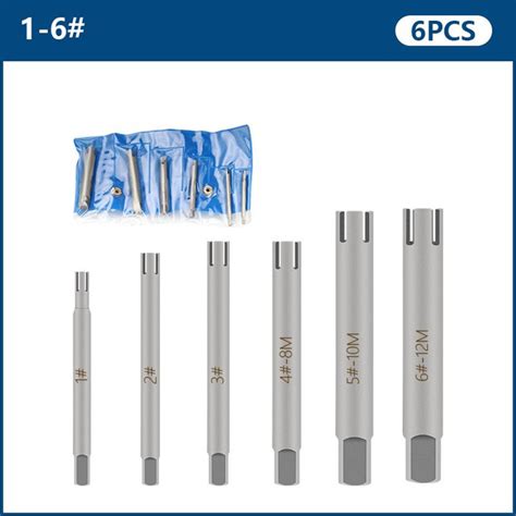 Экстрактор для метчиков M4-M12,6 шт. - купить по выгодной цене в ...