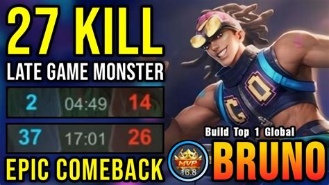 Comeback Is Real 27 Kills Bruno Late Game Monster Build Top 1