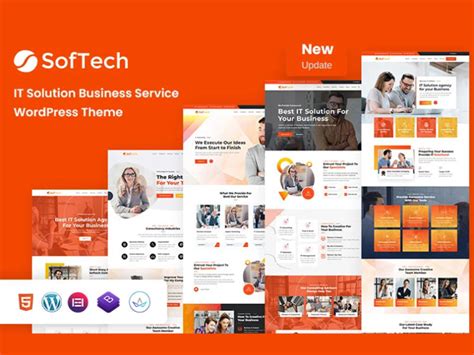 Softech It Solution Business Service Wordpress Theme By Al Amin