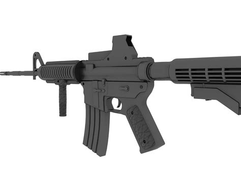 3d Weapon M16 Cgtrader