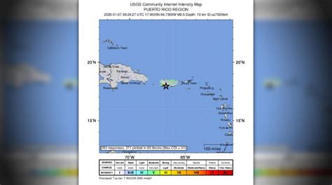 Dos Fuertes Réplicas En Puerto Rico Tras El Sismo De Magnitud 6 6