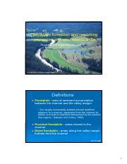 Understanding Floodplain Formation and Reworking Processes | Course Hero