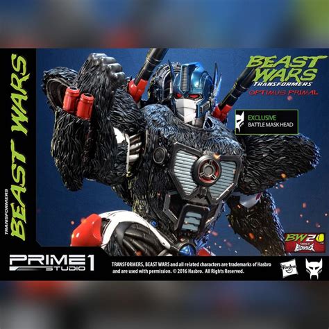 Premium Masterline Beast Wars: Transformers Optimus Primal EX Version ...