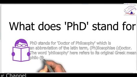 Meaning of PhD, Need for PhD and Significance of Phd Degree in Academic ...