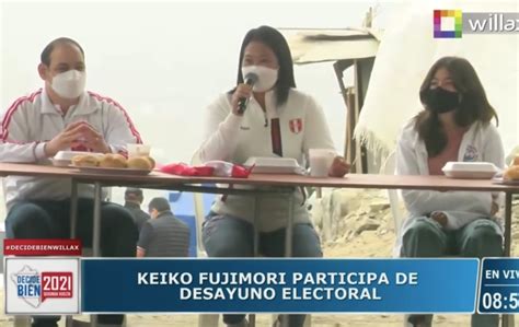 Keiko Fujimori En La Segunda Vuelta Se Han Generado Espacios De