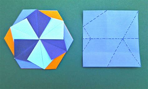 hexagon backside  cp origami tutorial