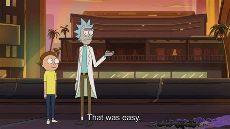 In Rick And Morty Season 5 Episode 4 Rickdependence Spray You Can Hear A Voice Say That Was