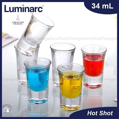 Jual 1 SET 12 PCS LUMINARC GELAS SLOKI LUMINARC SHOT GLASS GELAS SLOKI