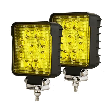 Biglion X Amber Inch Led Off Road Lights Driving Lights Pair