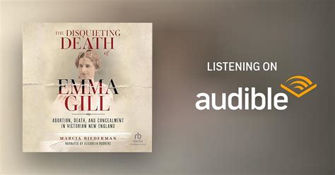 The Disquieting Death Of Emma Gill By Marcia Biederman Audiobook