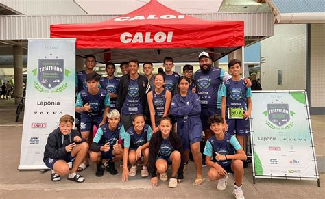 Alunos Da Escolinha De Triathlon Participam De Mais Uma Competi O