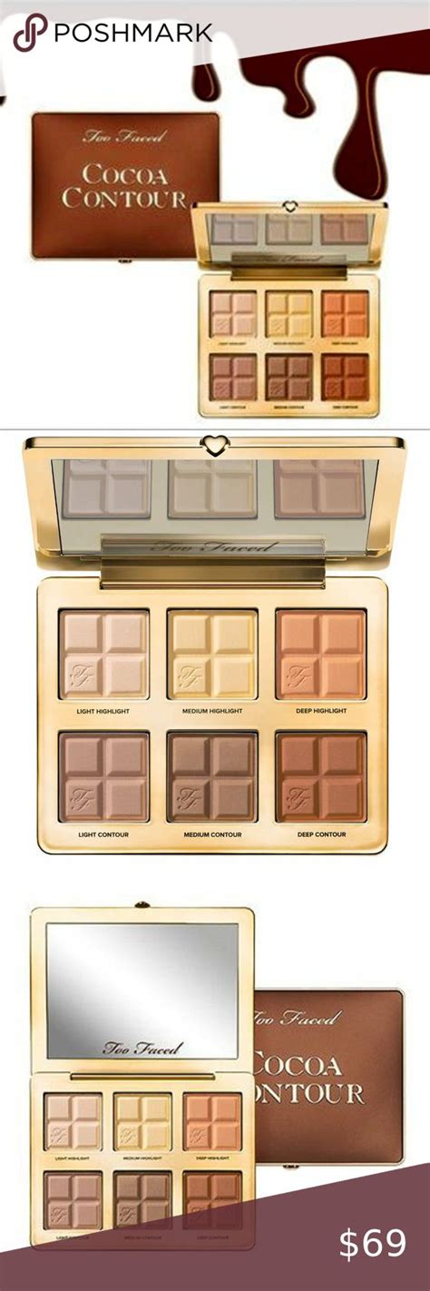 TOO FACED Cocoa Contour Palette Contouring Highlighting Chocolate Smell