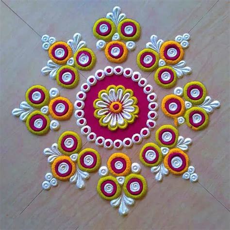 31 Easy Flower Rangoli Ideas to Brighten Your Space - Flowerrangoli.com