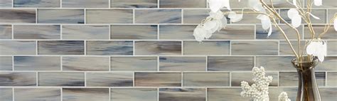 Misty Sea Glass Backsplash Tile Glass Designs