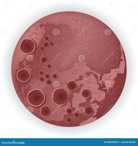 Crater moon stock illustration. Illustration of solar - 280428565