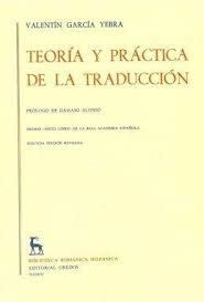 Teoria Y Practica De La Traduccion Dos Tomos Garcia Yebra V