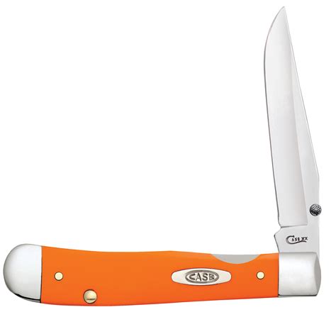 Case Knives Case Xx Kickstart Orange Synthetic Trapperlock Stainless