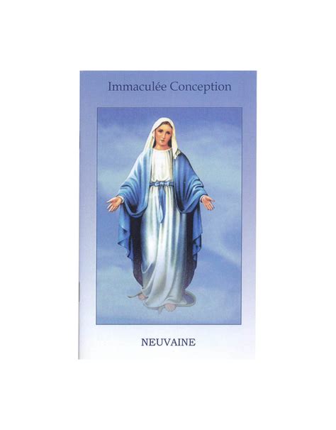 Neuvaine L Immacul E Conception L Oratoire Saint Joseph