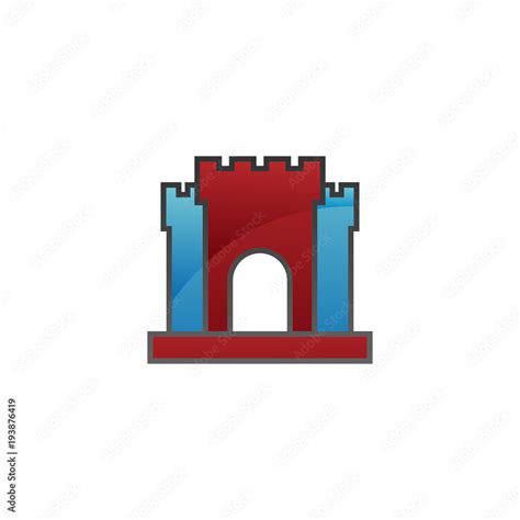 Logo castle Stock Vector | Adobe Stock