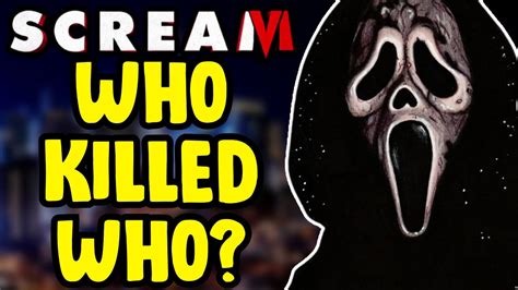 Scream 6 Ghostface Attacks Who Killed Who Salma Hayek Debut Youtube