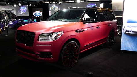 Custom Lincoln Navigator Suv Burnt Orange Red Paint Sick Wheels