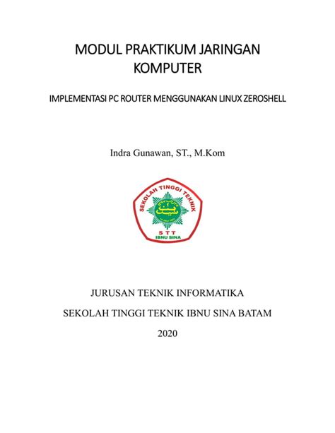 Modul Praktikum Jaringan Komputer Pdf