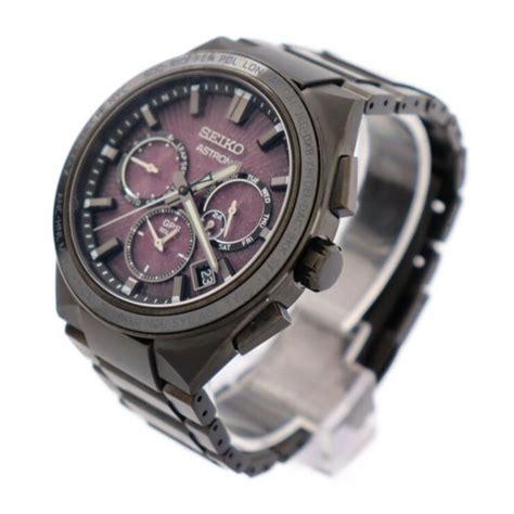 Seiko Seiko Astron Nexter Watch Sbxc1235x53 0bw0 Titanium Black Purple Dial Gps Solar Radio