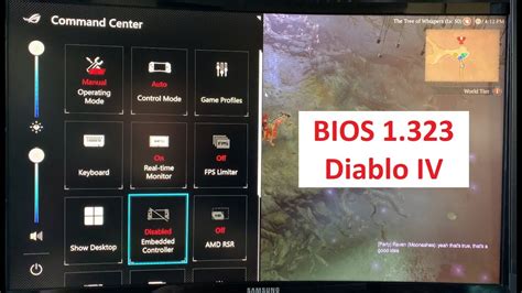 Asus Rog Ally Bios 1323 Diablo Iv No More Frame Stutter Youtube