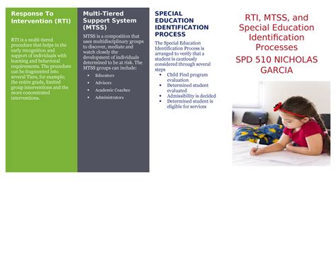 Spd Week Rti Mtss And Special Education Identification