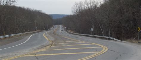 Looking South Along What Was Once A Four Lane Highway