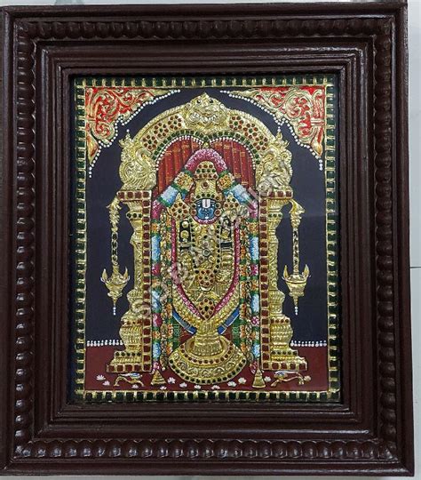 Balaji Tanjore Painting Carat Gold File At Rs Piece In